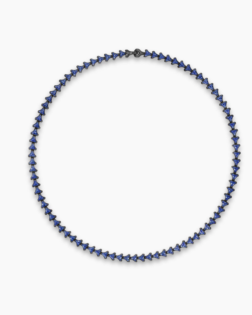 Mens Armory Necklace in Black Titanium, 7.5mm