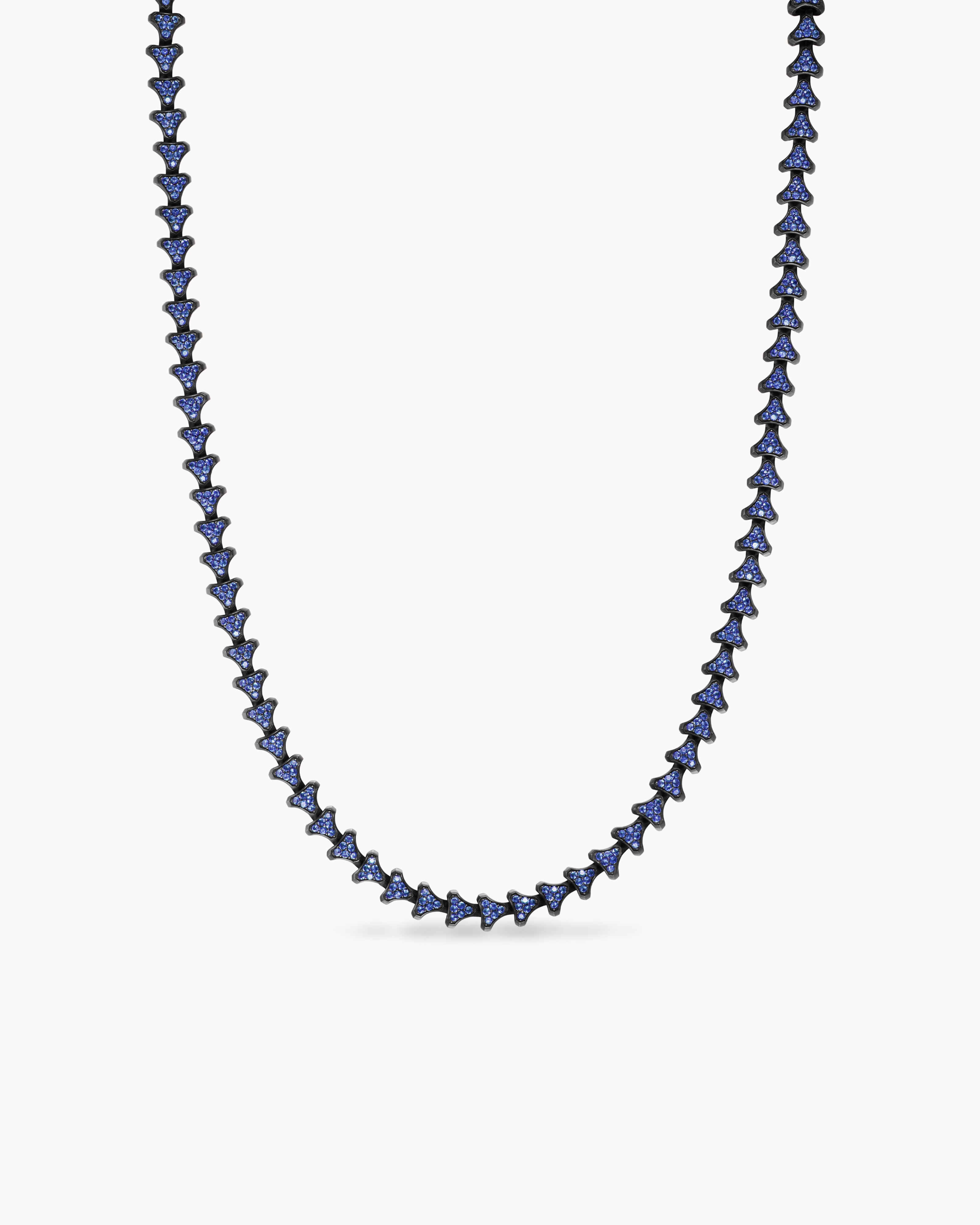Mens Armory Necklace in Black Titanium, 7.5mm