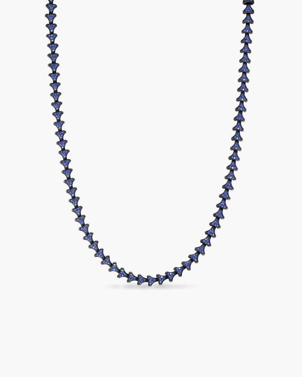 Mens Armory Necklace in Black Titanium, 7.5mm