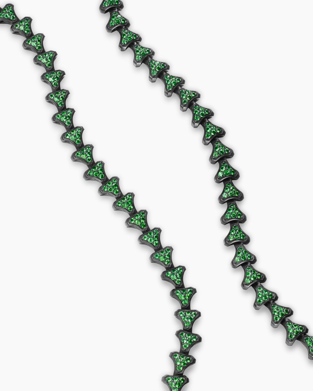 Mens Armory Necklace in Black Titanium, 7.5mm