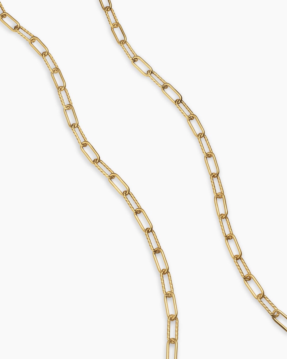 Mens DY Madison Chain Necklace in 18K Yellow Gold, 4mm