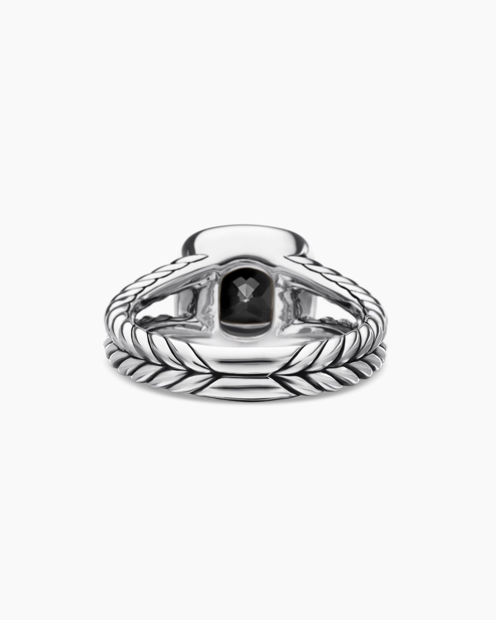 Womens Petite Albion Ring in Sterling Silver with Diamonds, 7mm