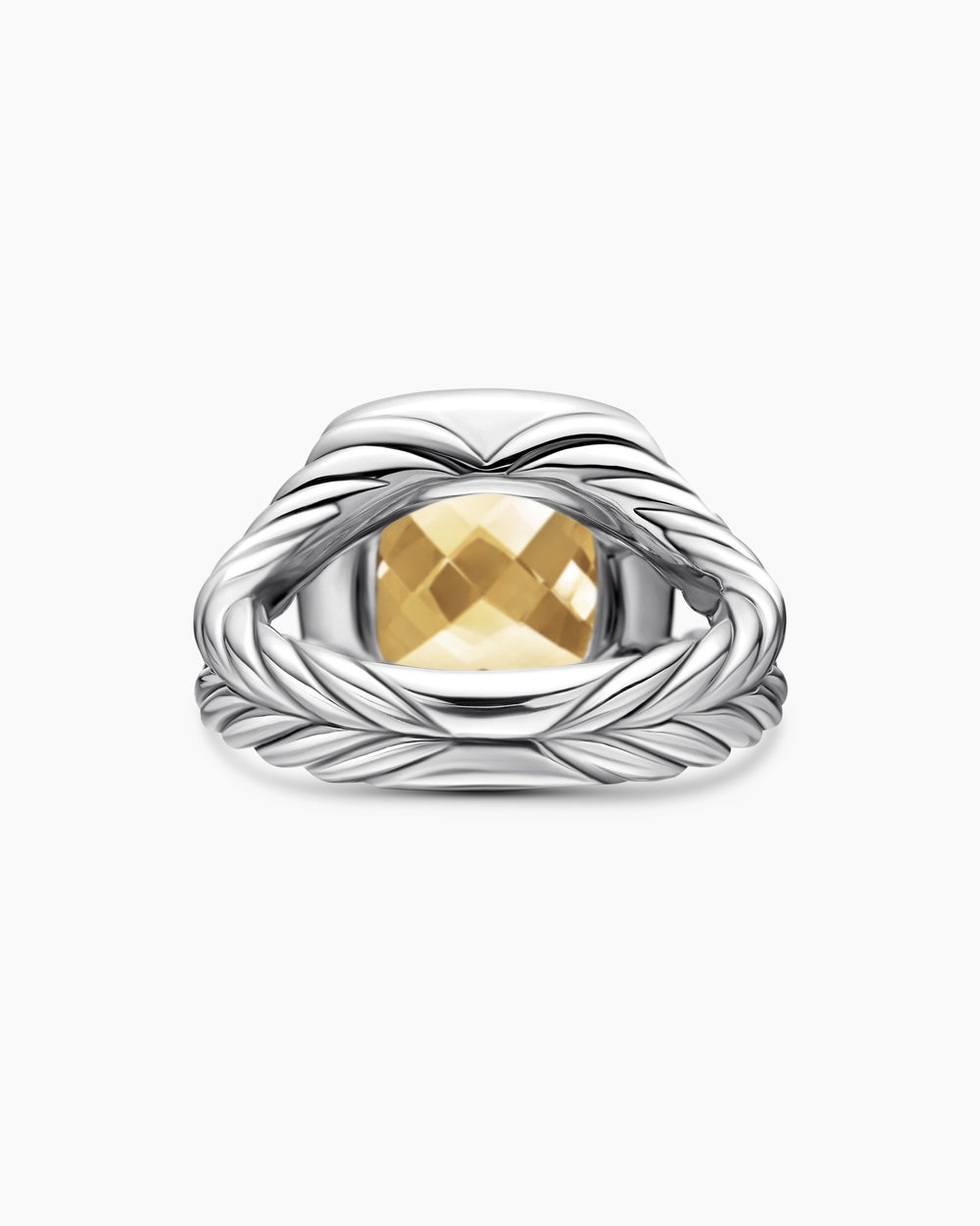 Bague Albion en argent sterling avec or jaune 18 carats et diamants, 11 mm femmes