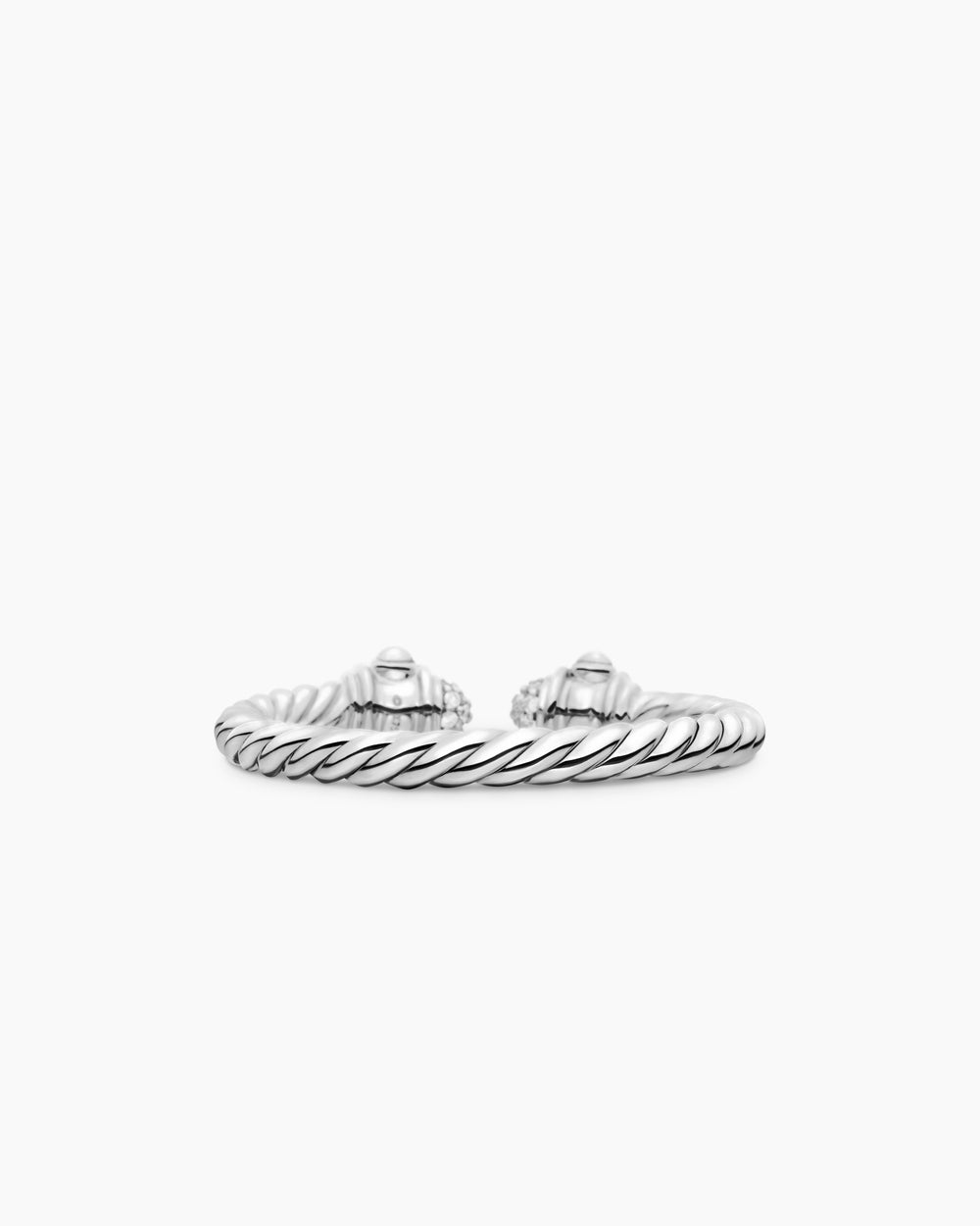 Womens Renaissance Ring in 18K White Gold with Diamonds, 2.3mm