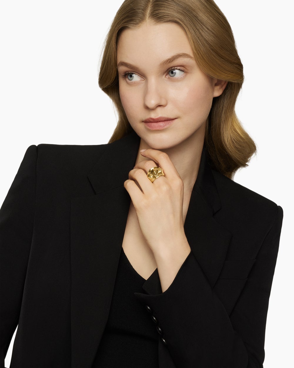 Womens Modern Renaissance® Ring in 18K Yellow Gold, 18.6mm