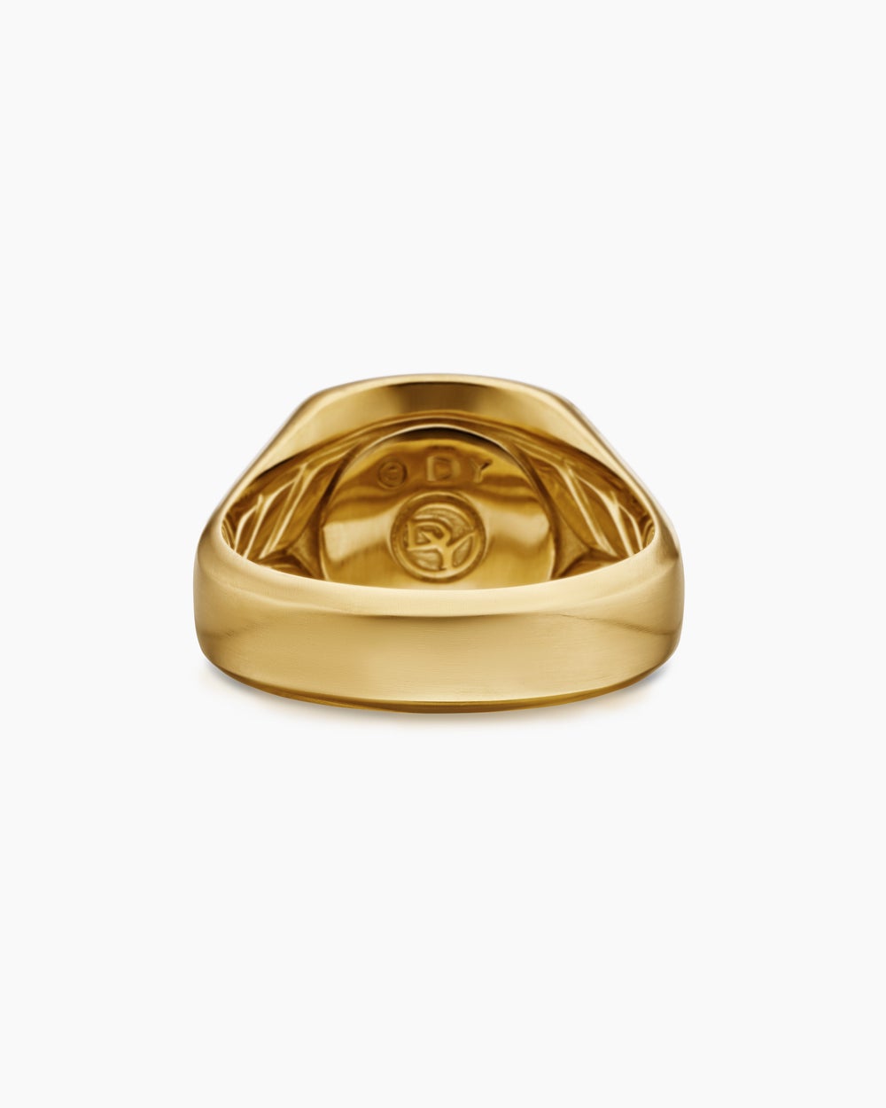 Mens Petrvs Horse Pinky Ring in 18K Yellow Gold, 14.8mm