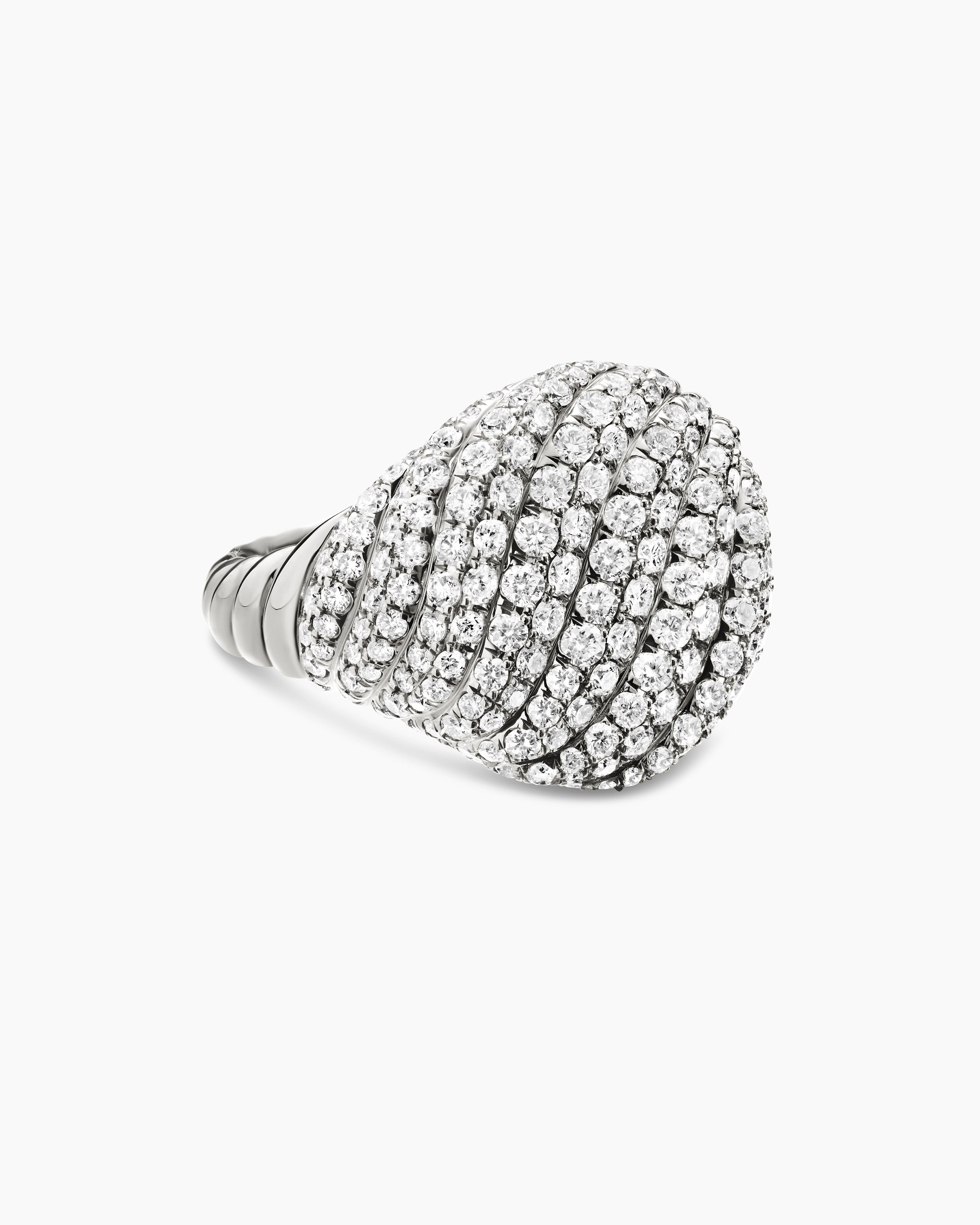 David Yurman Pinky Rings in Gold & Diamonds | David Yurman