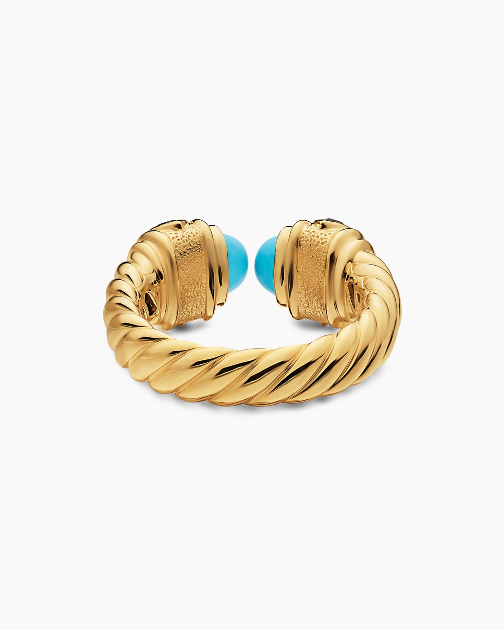 Womens Renaissance Colour Ring in 18K Yellow Gold, 10mm