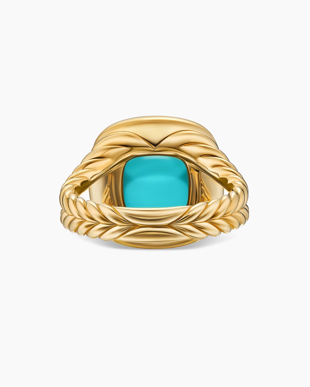 Womens Albion Ring in 18K Yellow Gold with Diamonds, 11mm