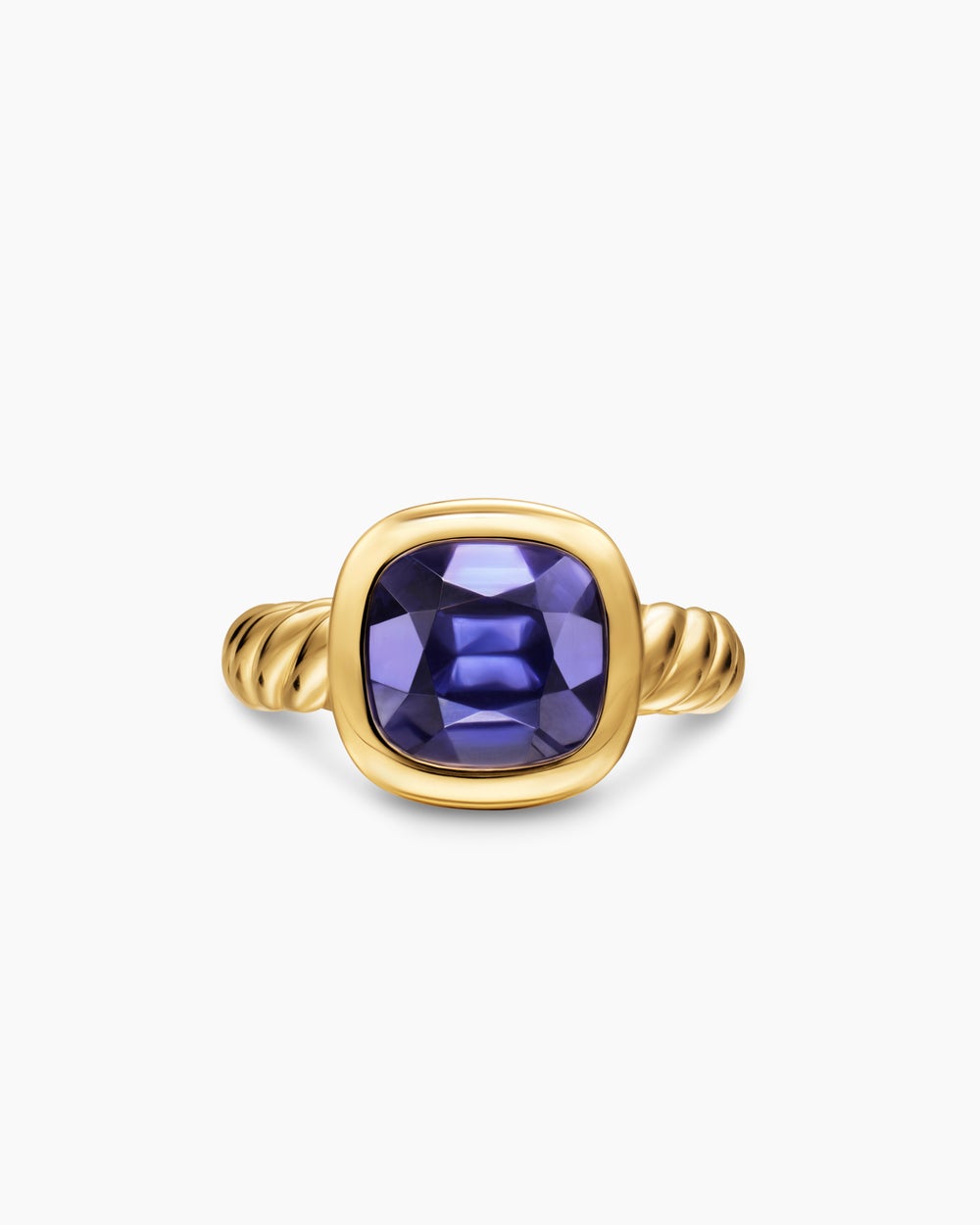 Womens DY Mercer Color Stone Ring in 18K Yellow Gold, 10mm