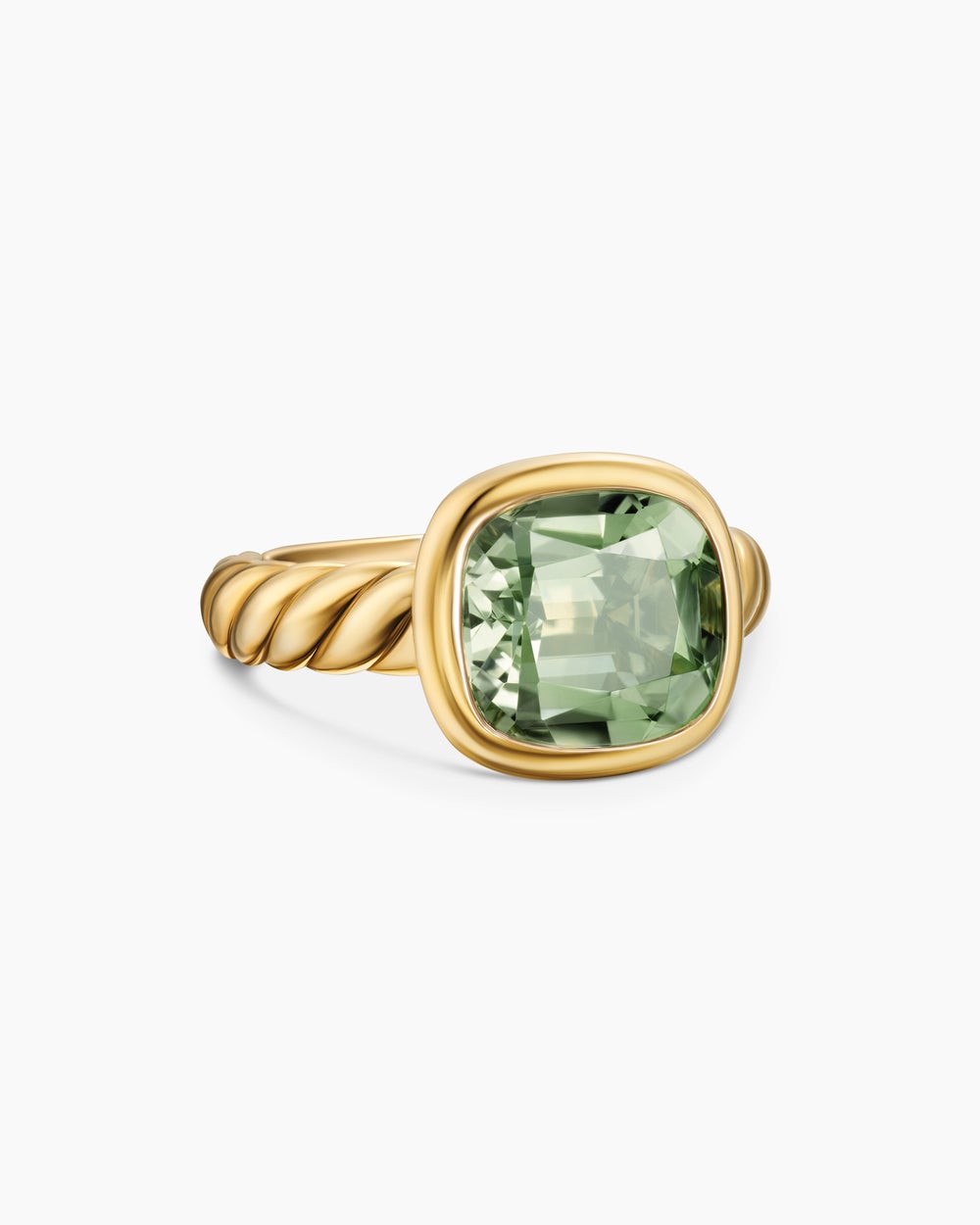 Womens DY Mercer Color Stone Ring in 18K Yellow Gold, 10mm