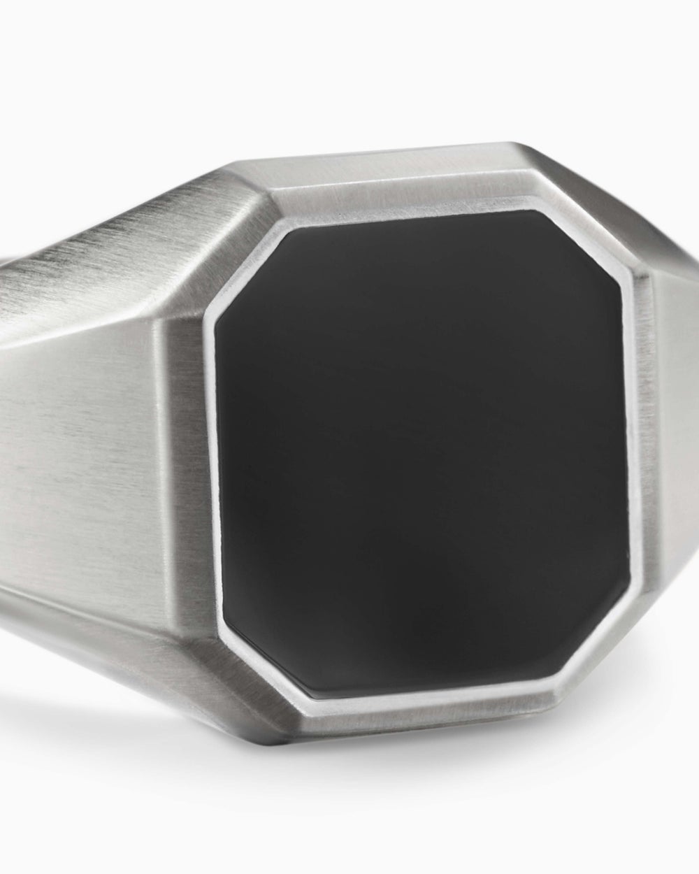 Chevalière Streamline en argent sterling, 14 mm hommes