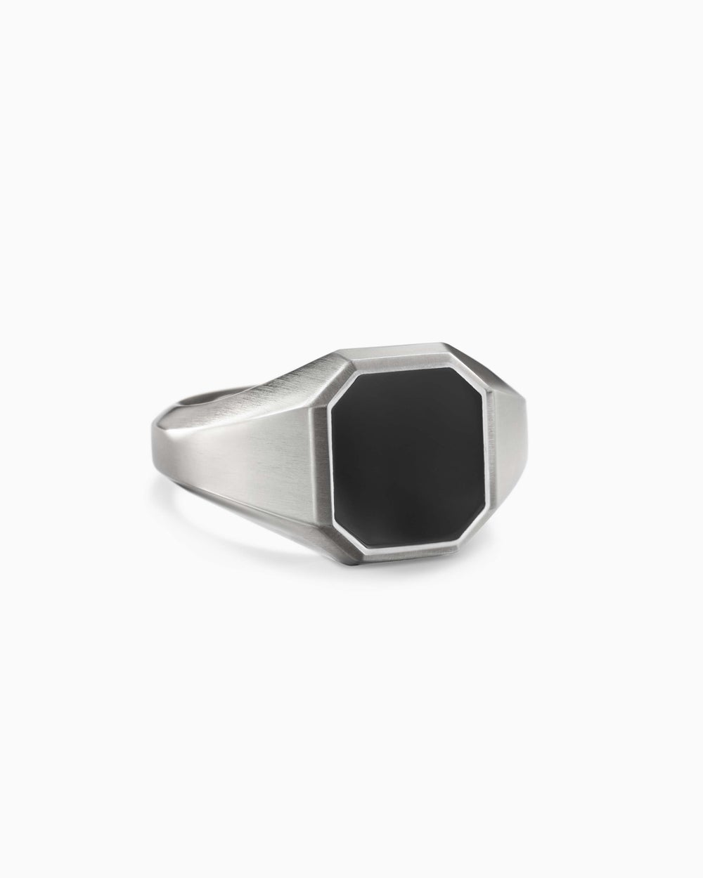 Chevalière Streamline en argent sterling, 14 mm hommes