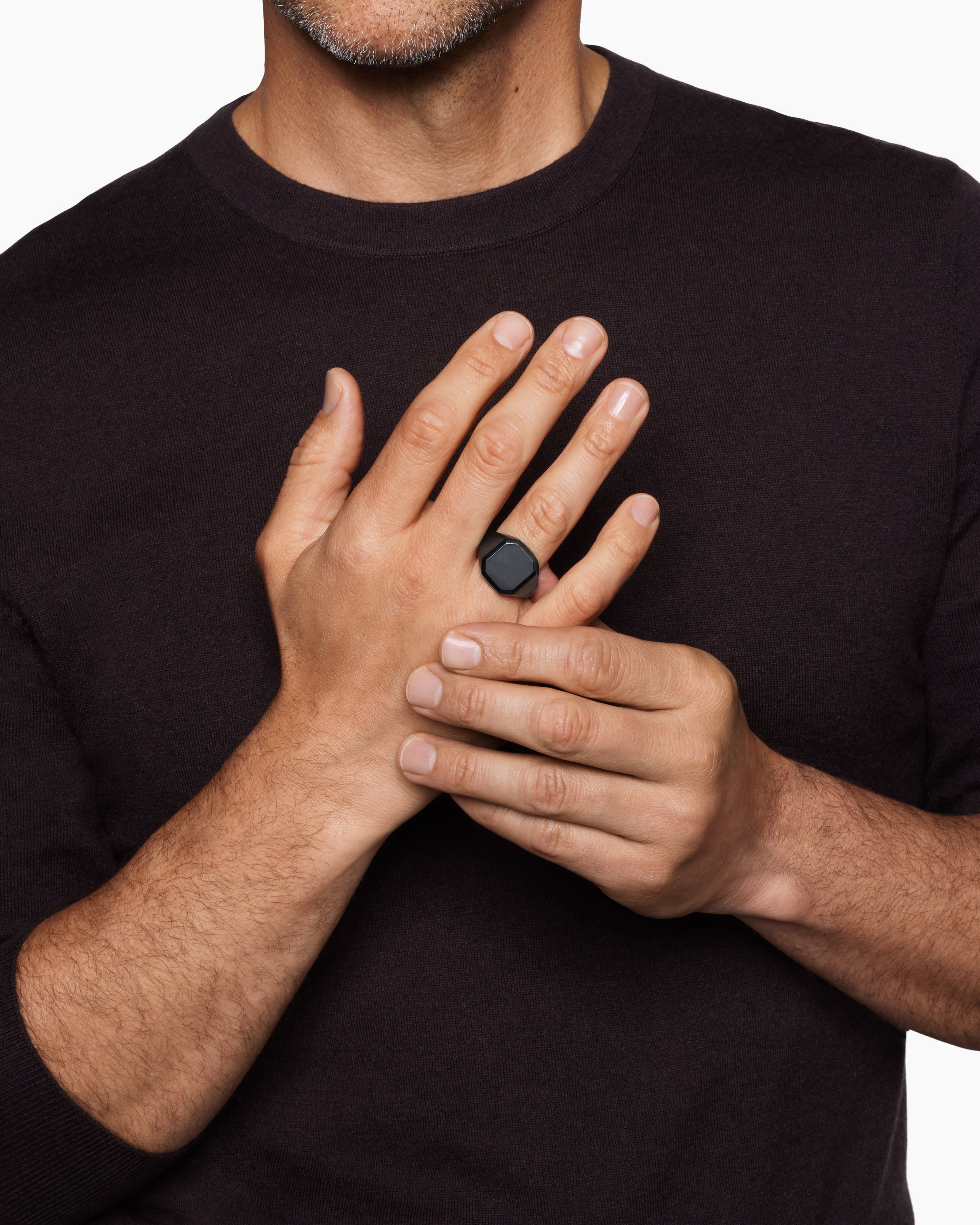 Men's Titanium Signet Ring | David Yurman