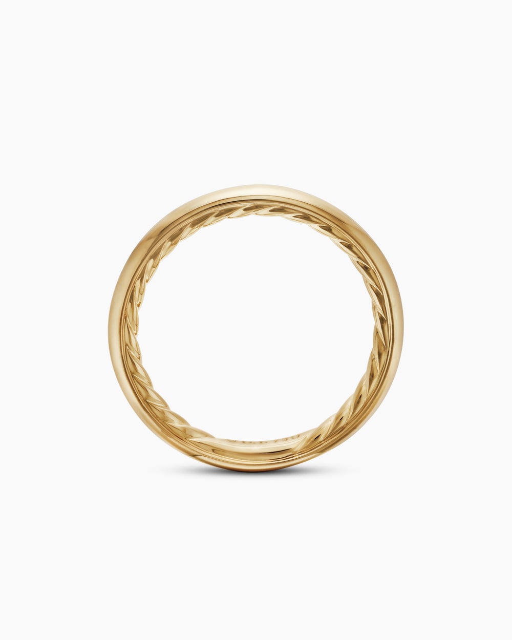 Womens DY Eden Band Ring in 18K Yellow Gold, 2.5mm