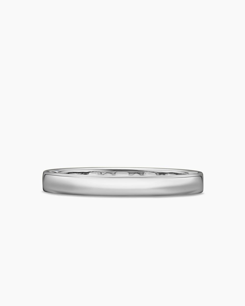 Womens DY Eden Partway Alternating Diamond Band Ring in Platinum with Diamonds, 2.8mm