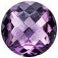 Albion&reg; Drop Earrings in Sterling Silver with 18K Yellow Gold and Amethyst, 10mm