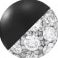 Memento Mori Skull Station Bracelet in Sterling Silver with Black Onyx and Diamonds, 4mm