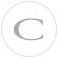 Pav&eacute; Initial Pendant Necklace in Sterling Silver with Diamond C