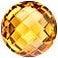 Petite Cable Open Ring in Sterling Silver with 14K Yellow Gold and Citrine, 3.4mm