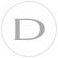 Pav&eacute; Initial Pendant Necklace in Sterling Silver with Diamond D