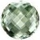 DY Mercer&reg; Color Two Row Drop Earrings in Sterling Silver with 18K Yellow Gold and Prasiolite, 19.5mm