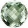 Petite Wheaton® in Sterling Silver with Prasiolite and Diamonds, 10mm